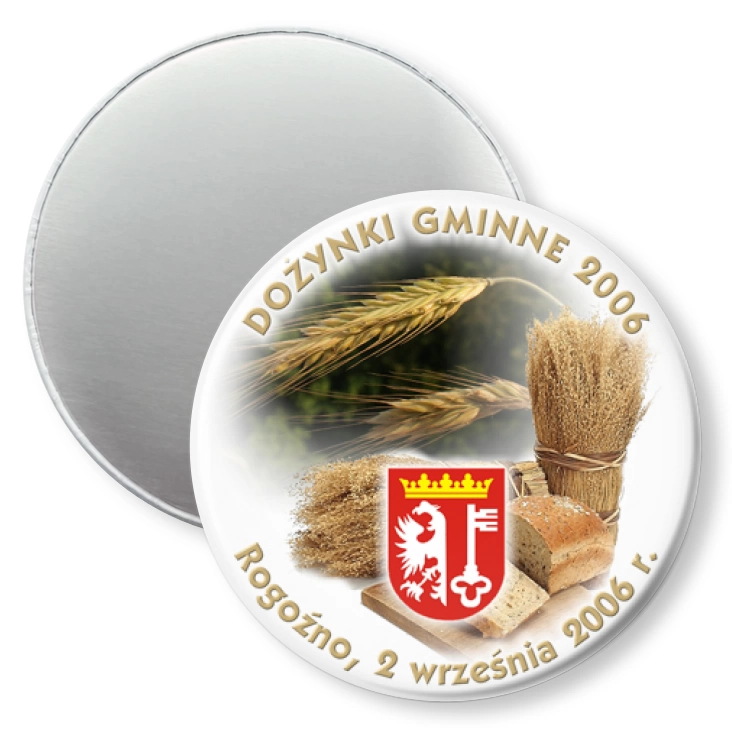 przypinka magnes Rogoźno - Dożynki Gminne 2006