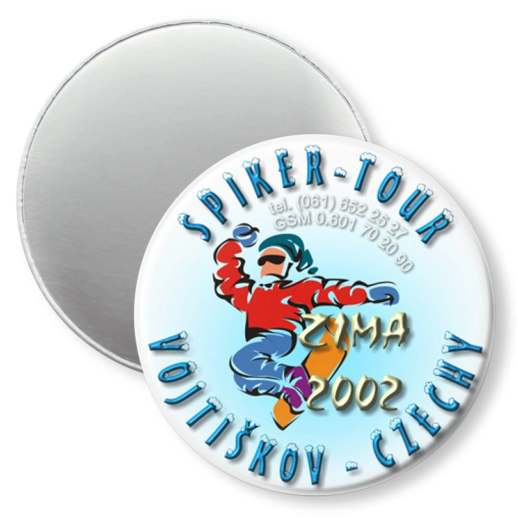 przypinka magnes Spiker-Tour Czechy