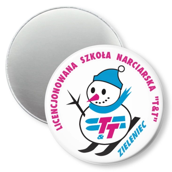 przypinka magnes Szkoła Narciarska T&T Zieleniec