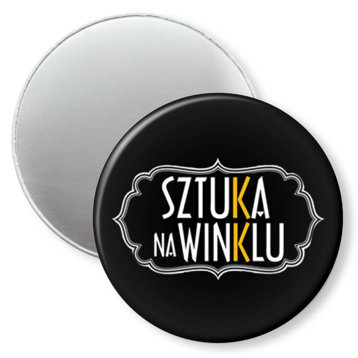 przypinka magnes Sztuka na winklu