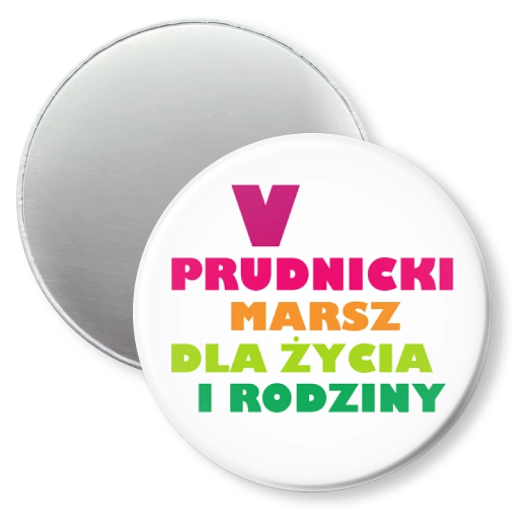 przypinka magnes V Prudnicki Marsz dla Życia i Rodziny