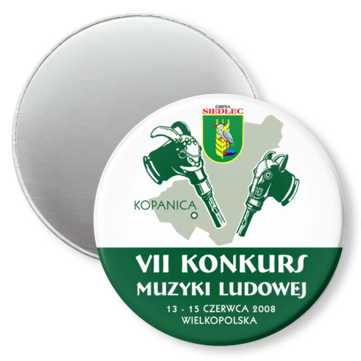 przypinka magnes VII Konkurs Muzyki Ludowej
