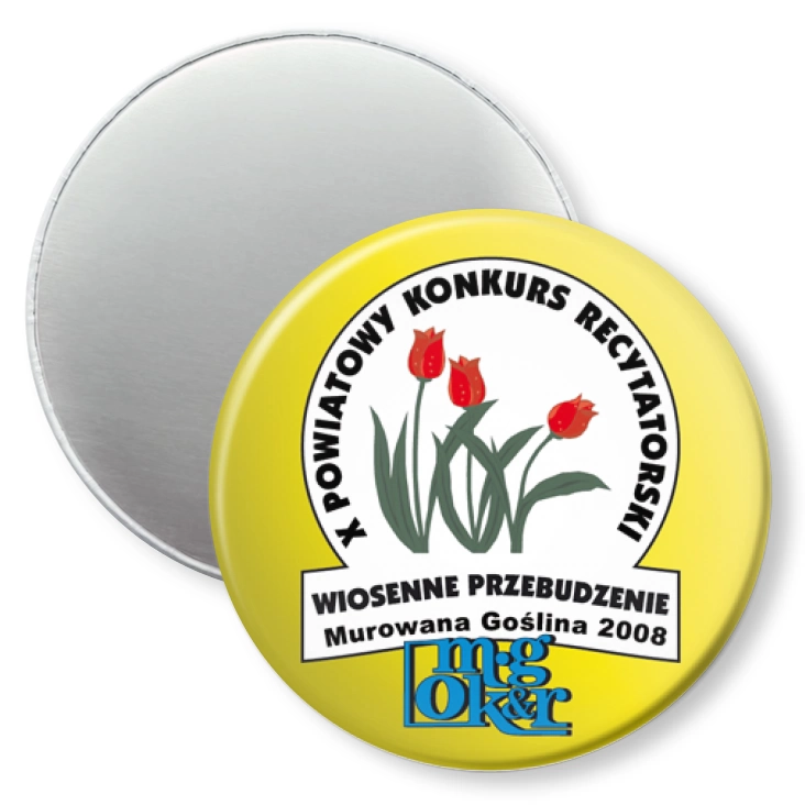 przypinka magnes Wiosenne Przebudzenie 2008