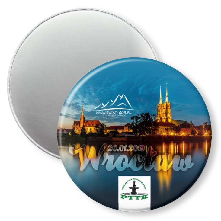 przypinka magnes Wrocław 2019