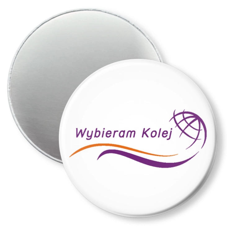 przypinka magnes Wybieram kolej B