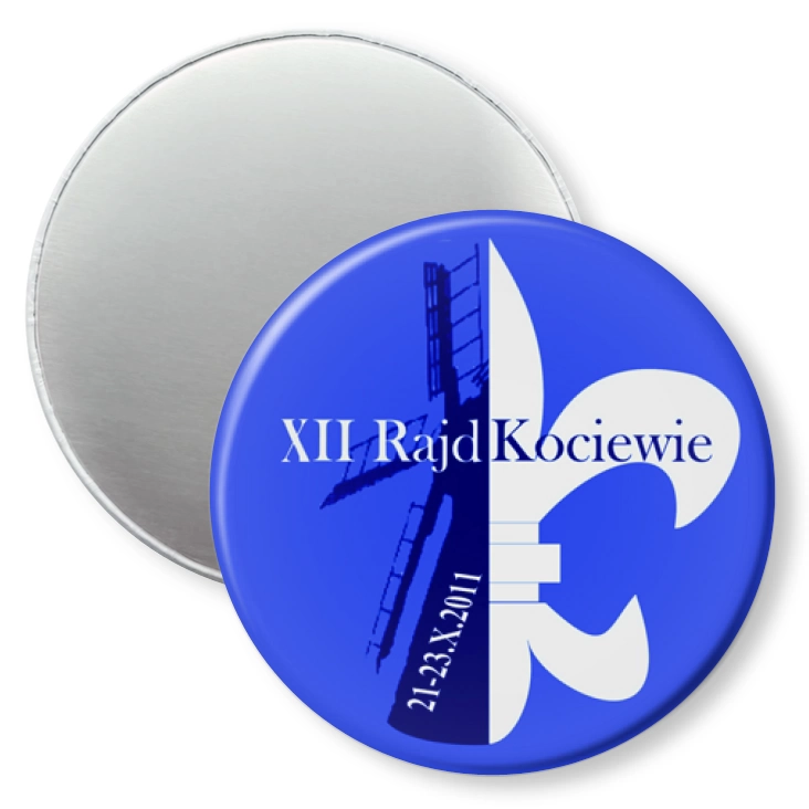 przypinka magnes XII Rajd Kociewie