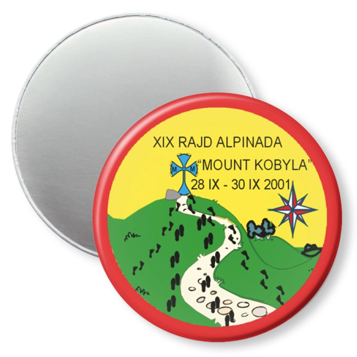 przypinka magnes XIX Rajd Alpinada Mount Kobyla