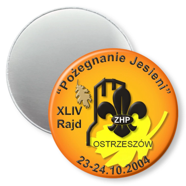 przypinka magnes XLIV Rajd Pożegnanie Jesieni