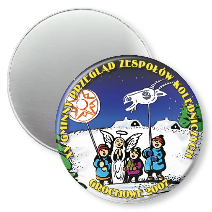 przypinka magnes XV Gminny Przegląd Zespołów Kolędniczych - Grochowe 2007