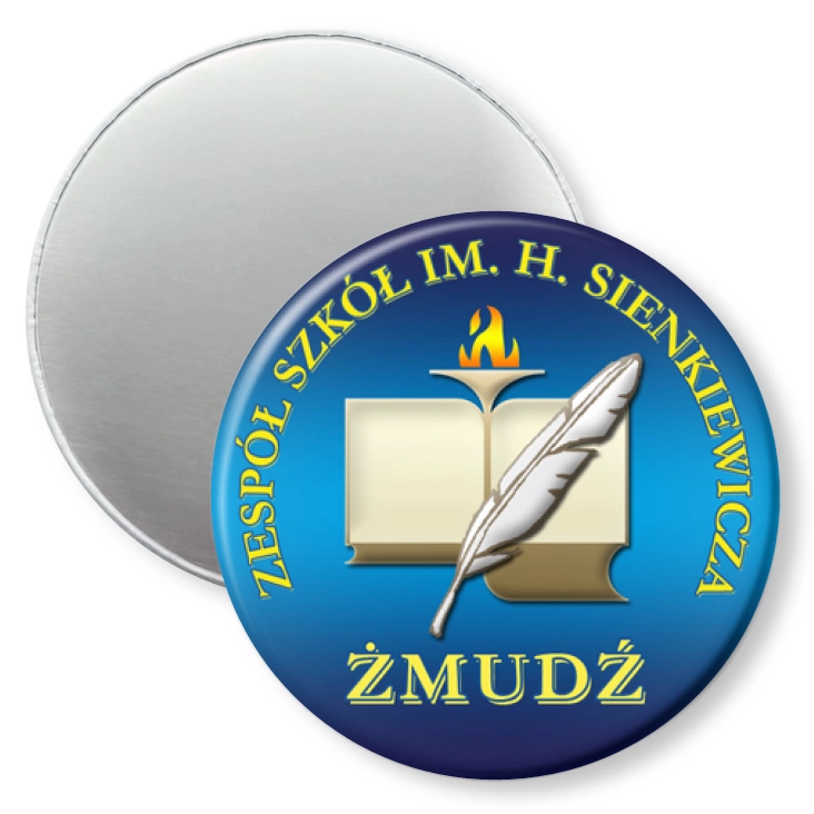 przypinka magnes Zespół Szkół w Żmudzi