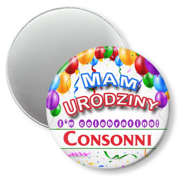 przypinka magnes CONSONNI 