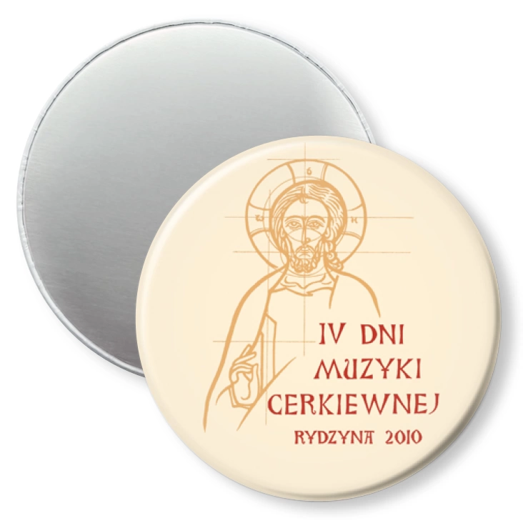 przypinka magnes Dni Muzyki Cerkiewnej Rydzyna