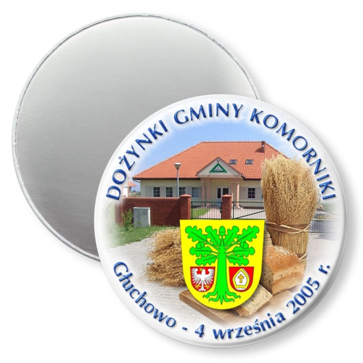 przypinka magnes Dożynki Gminy Komorniki 2005