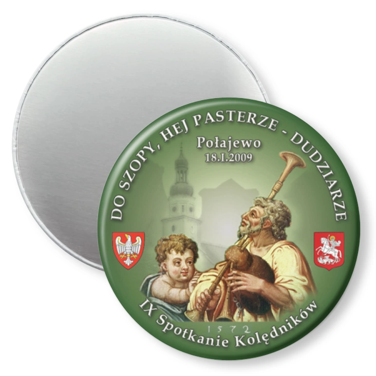 przypinka magnes Dudziarze 2009