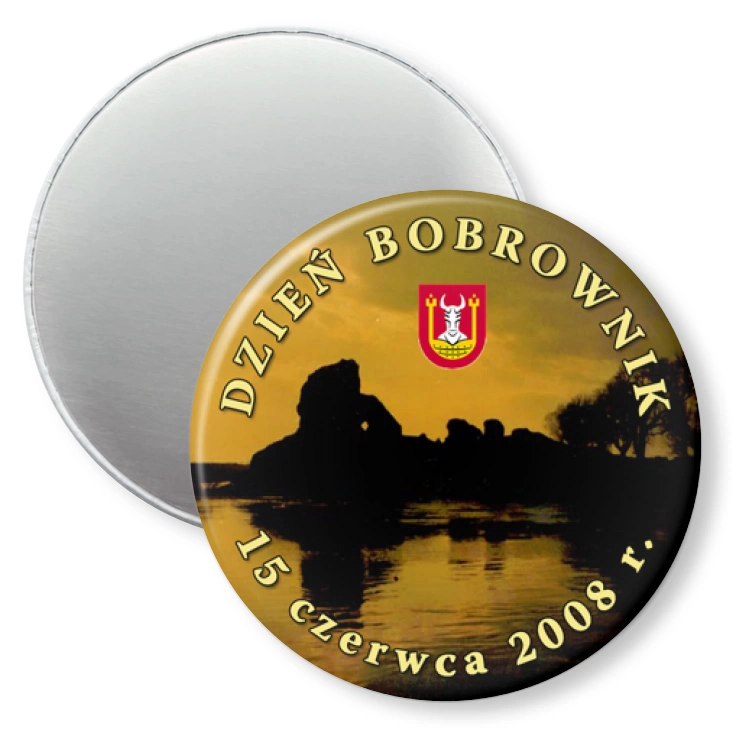 przypinka magnes Dzień Bobrownik