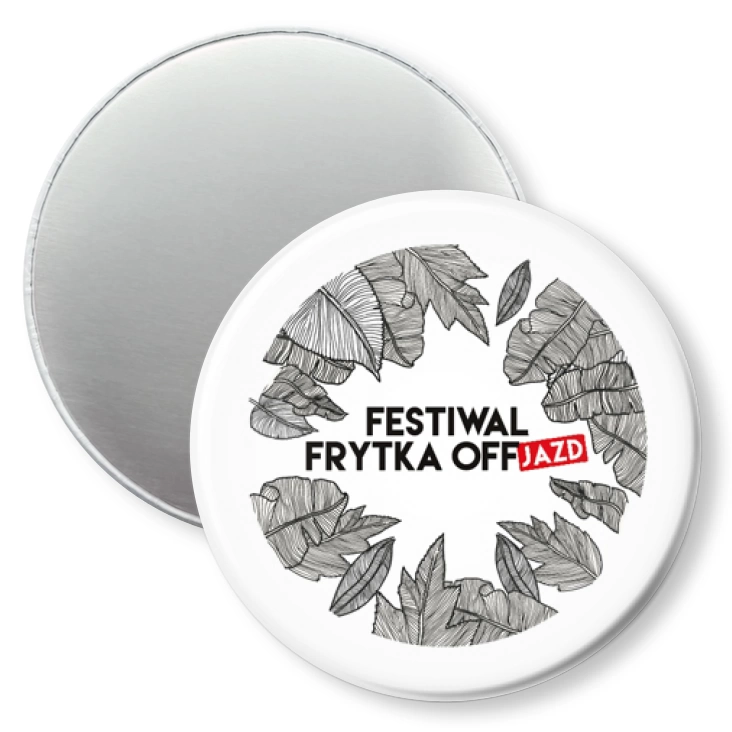 przypinka magnes Festiwal Frytka OFFjazd