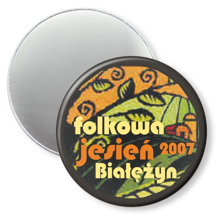 przypinka magnes Folkowa Jesień Białężyn 2007