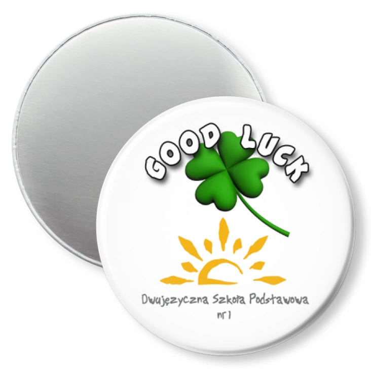 przypinka magnes Good Luck
