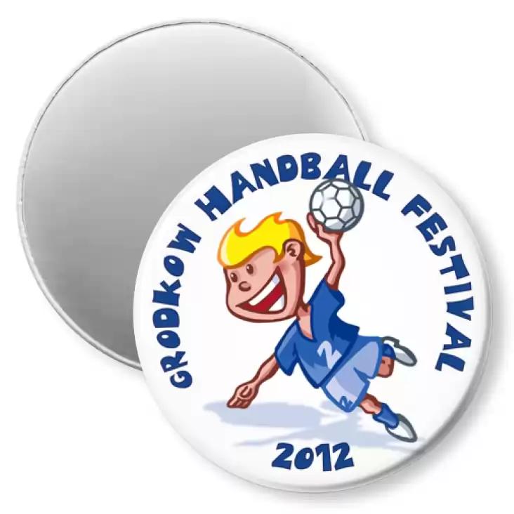 przypinka magnes Handball Festiwal 2012