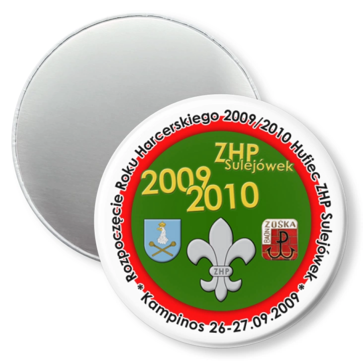 przypinka magnes Hufiec ZHP Sulejówek