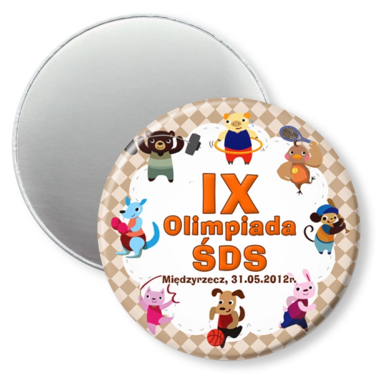 przypinka magnes IX Olimpiada ŚDS