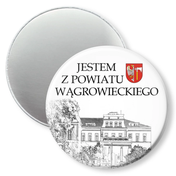 przypinka magnes Jestem z powiatu wągrowieckiego