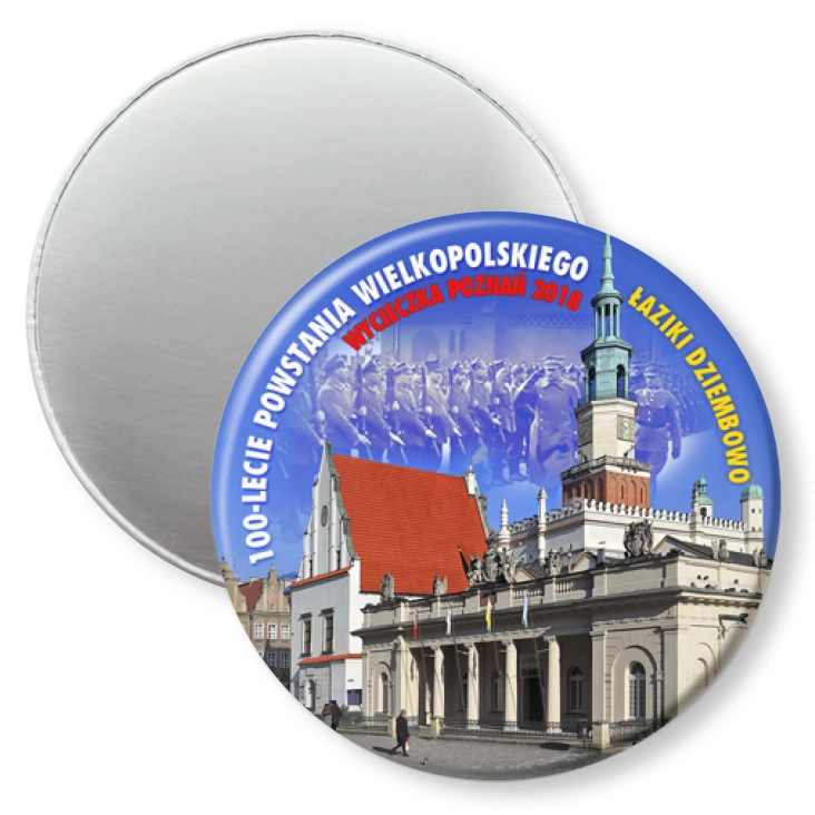 przypinka magnes Łaziki Dziembowo