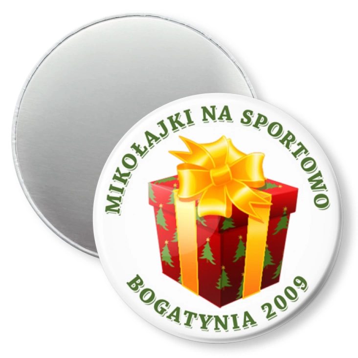 przypinka magnes Mikołajki Bogatynia C