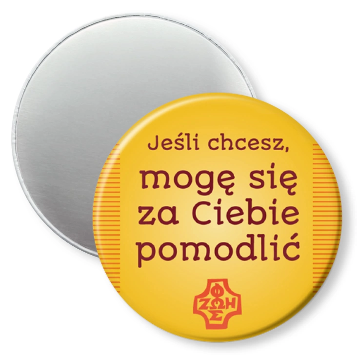 przypinka magnes Mogę się pomodlić