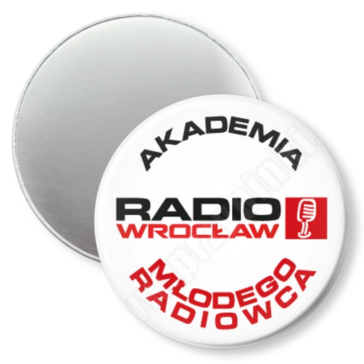 przypinka magnes Akademia Młodego Radiowca