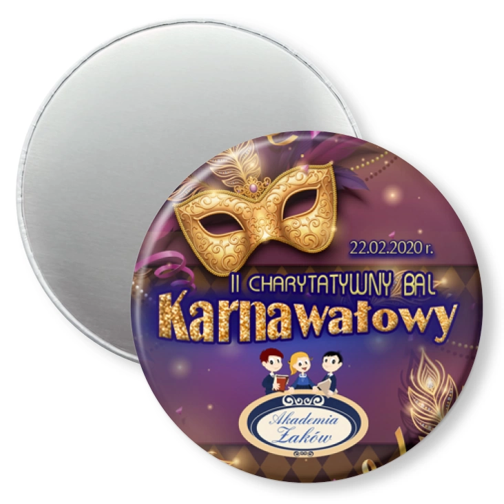 przypinka magnes Bal karnawałowy