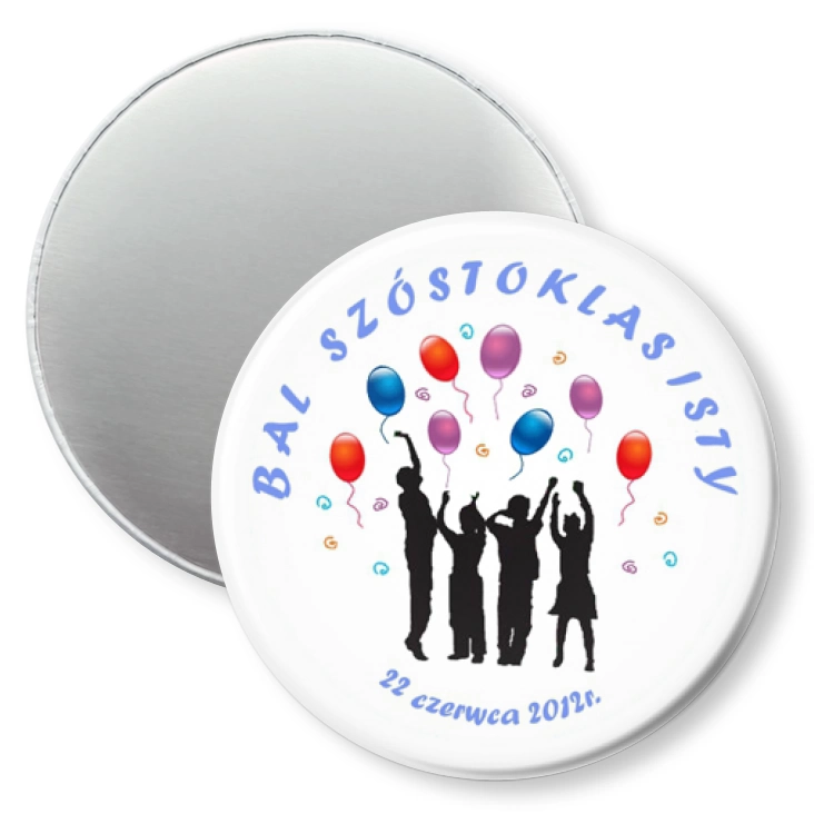 przypinka magnes Bal szóstoklasisty