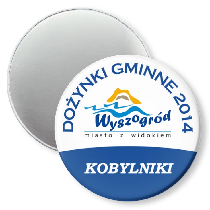 przypinka magnes Dożynki Gminne - Kobylniki 2014