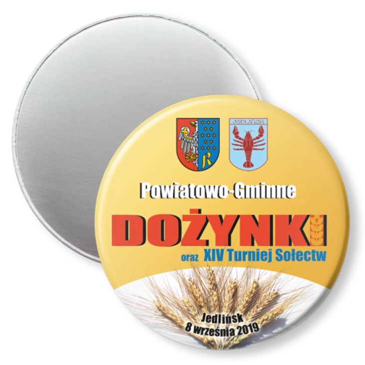 przypinka magnes Dożynki Powiatowo-Gminne