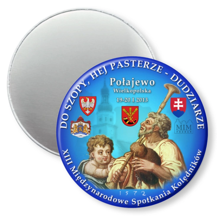 przypinka magnes Dudziarze 2013