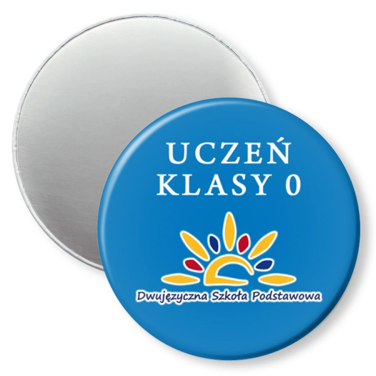 przypinka magnes Dwujęzyczna Szkoła Podstawowa 0