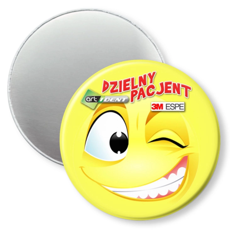 przypinka magnes Dzielny Pacjent