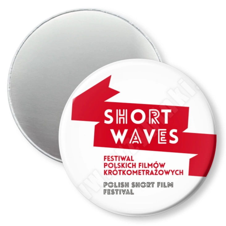przypinka magnes Festiwal Short Waves