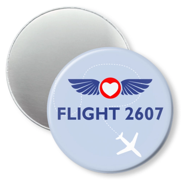 przypinka magnes Flight 2607