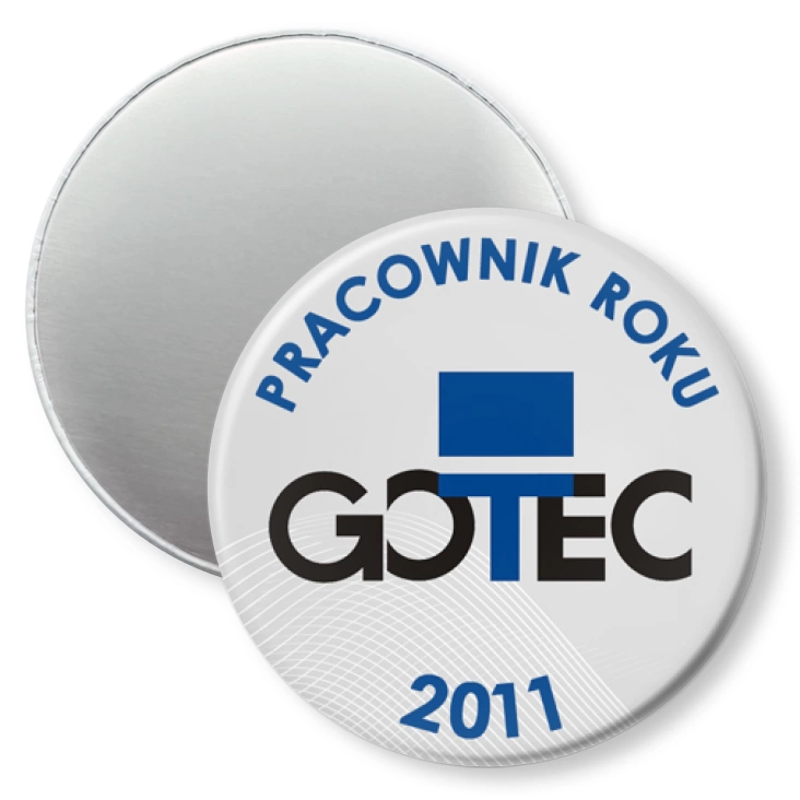 przypinka magnes Gotec - Pracownik Roku 2011