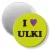 Przypinka magnes I love Ulki