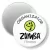 Przypinka magnes I love Zumba Fitnes - organizator