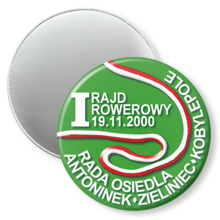 przypinka magnes I Rajd Rowerowy