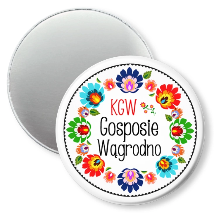 przypinka magnes KGW Gosposie Wągrodno