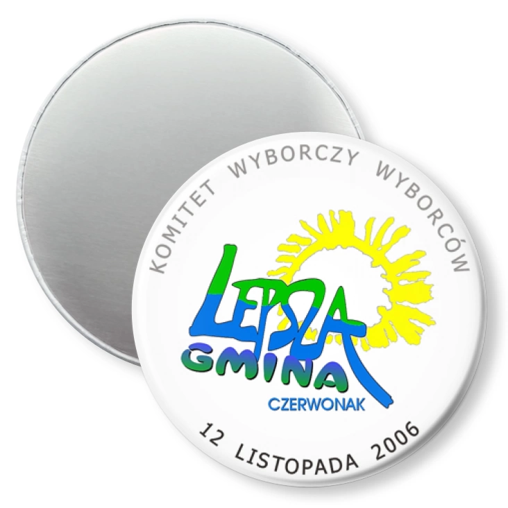 przypinka magnes Lepsza Gmina Czerwonak 2006