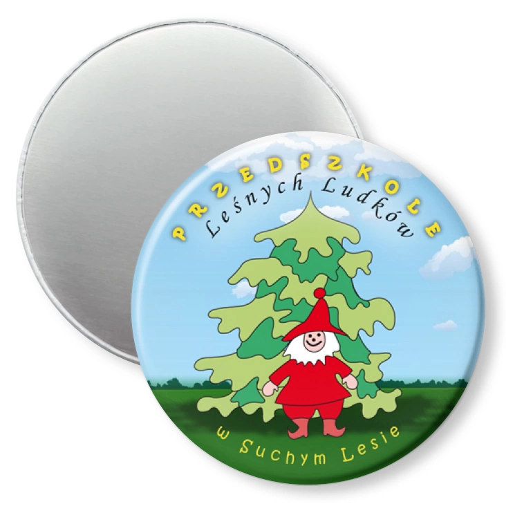 przypinka magnes Leśne Ludki