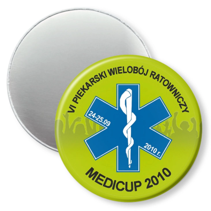 przypinka magnes Medicup 2010