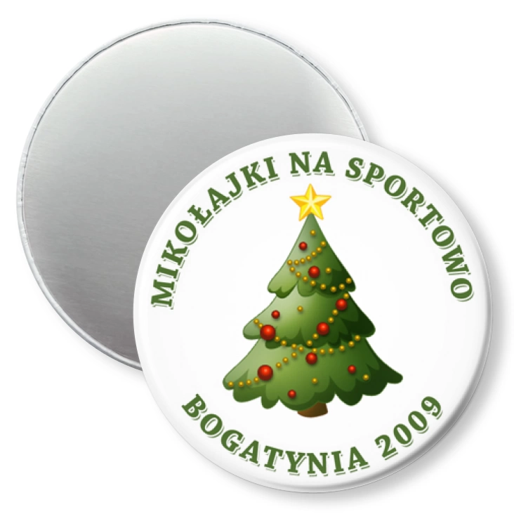 przypinka magnes Mikołajki Bogatynia A