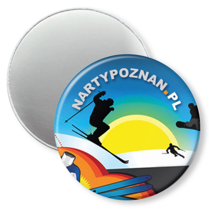 przypinka magnes nartypoznan.pl