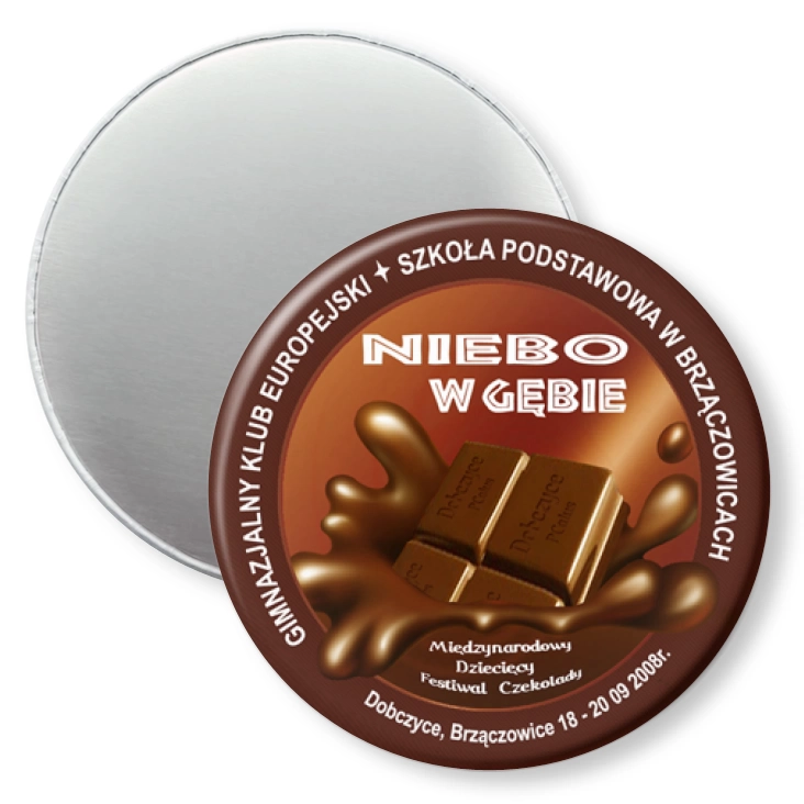 przypinka magnes Niebo w gębie